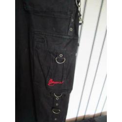 Alternatieve dames broek zwart maat M