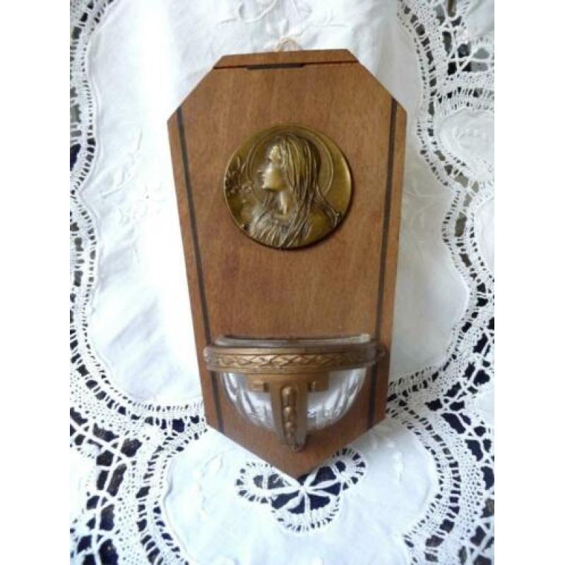 Ruffony - Art deco Gesigneerd - Wijwaterbak  Art Nouveau