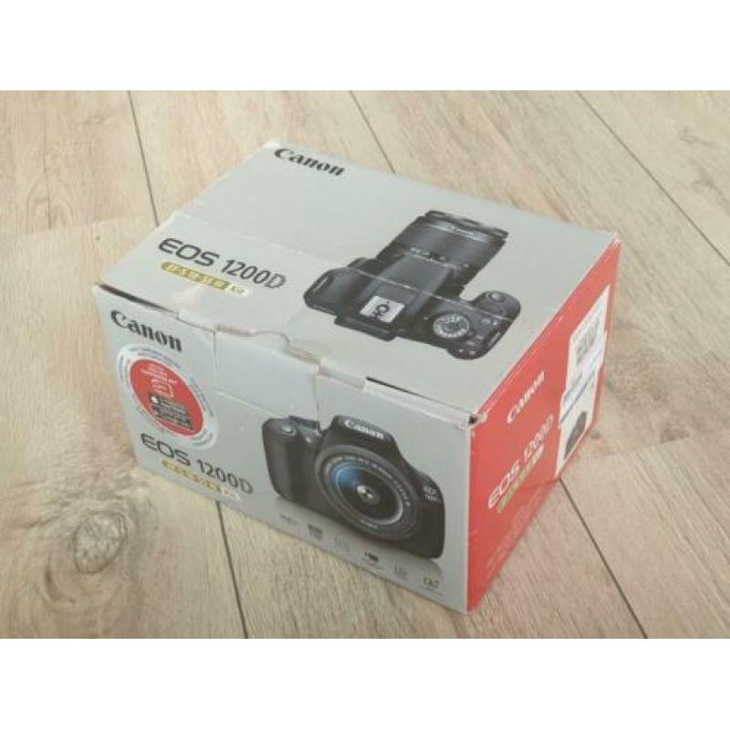 Canon 1200d spiegelreflex camera body met 17-55mm lens set