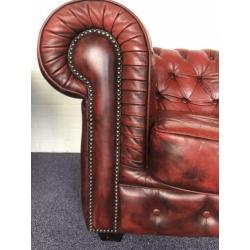 Chesterfield bankstel 3+2 zits Ossenbloedrood