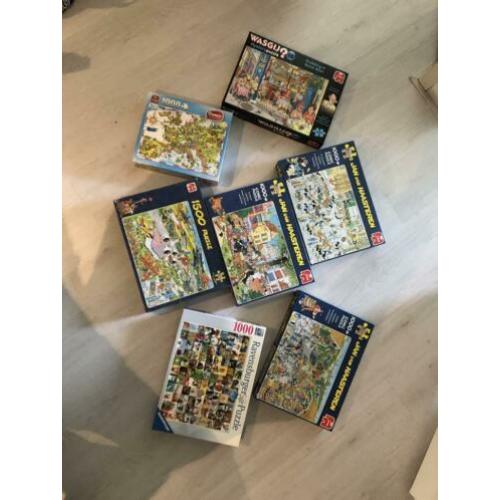 Diverse puzzels, wasgij, v Haasteren