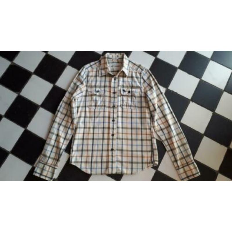 Abercrombie overhemd zachte katoen maat XL / 164 als nieuw