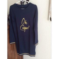 Nikkie jurk donker blauw crêpe maat 32