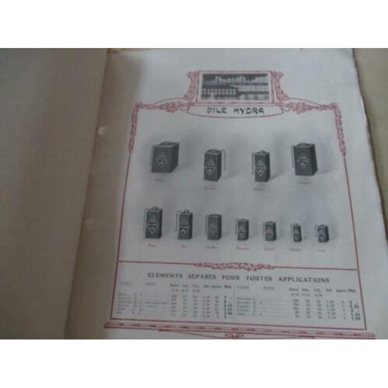 0241) originele catalogus batterijen- accu's, claxons