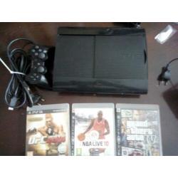 PlayStation 3 met 3 spellen en controler