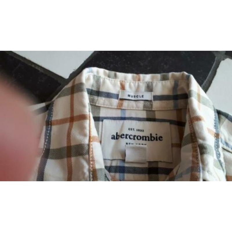 Abercrombie overhemd zachte katoen maat XL / 164 als nieuw