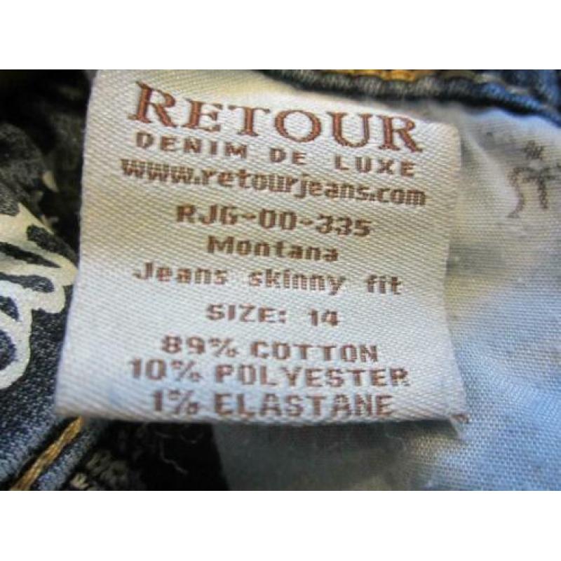 A164/3 Retour jeans / spijkerbroek maat 14 / 164, skinny fit