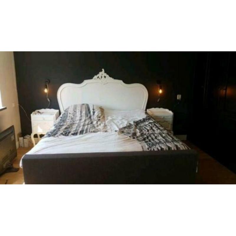Headbord bed achterwand NIEUW Barok Shabby Chique QueenAnne