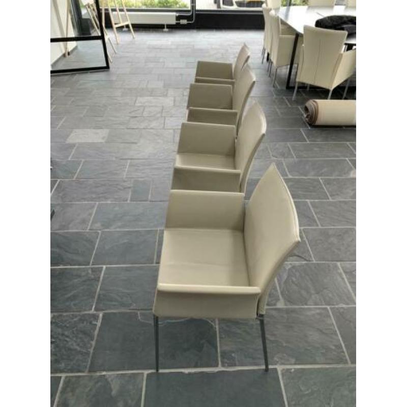 Zanotta stoel Lia Leder (8 stuks)