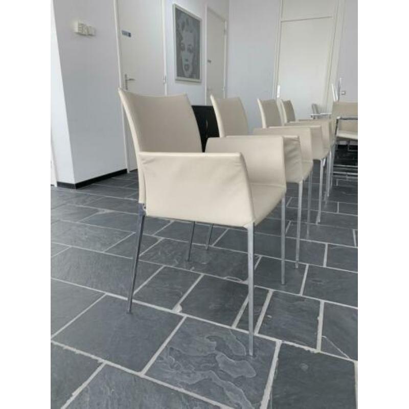 Zanotta stoel Lia Leder (8 stuks)