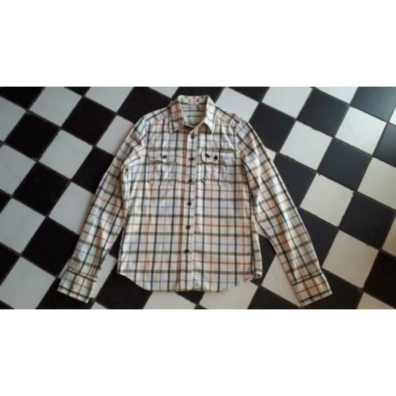 Abercrombie overhemd zachte katoen maat XL / 164 als nieuw