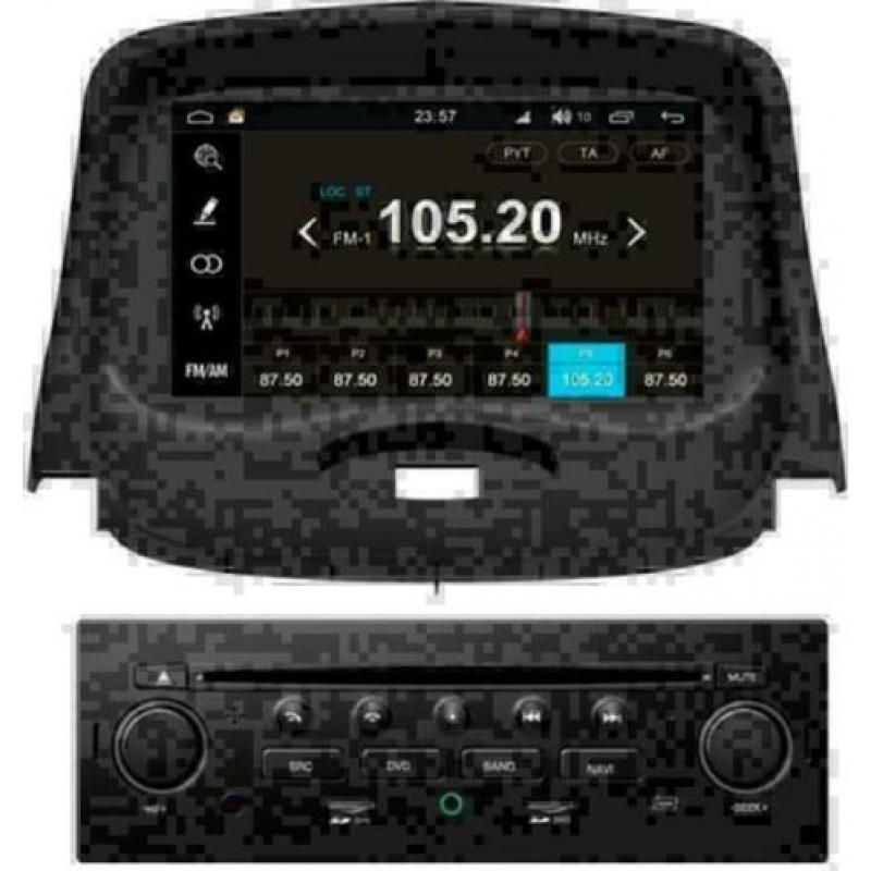 Peugeot 206 radio navigatie android 8.0 wifi dab+ s200 usb