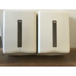 Tork handdoek dispensers, wc rol dispensers, afvalbak 50 L