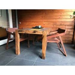 4 nieuwe design scrapwood stoelen uit bali indonesie re used