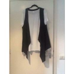 Vest zonder mouwen maat 54 zwart