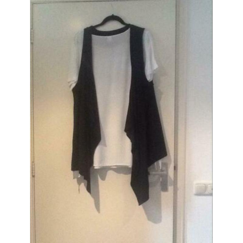 Vest zonder mouwen maat 54 zwart