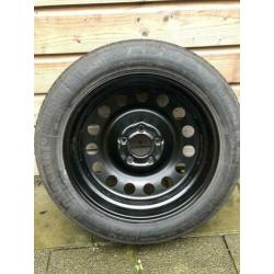 Bmw e60 e61 reservewiel reserveband thuiskomer 17inch nieuw!