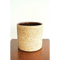 vintage BLOEMPOT kurklook keramiek Ø13,5cm urban jungle