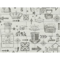 CREME MIDTOWN BEHANG - BN Wallcoverings Riviera Maison