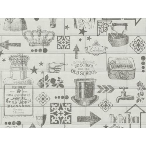 CREME MIDTOWN BEHANG - BN Wallcoverings Riviera Maison