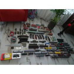 Complete treinbaan, diverse merken - leuke set!