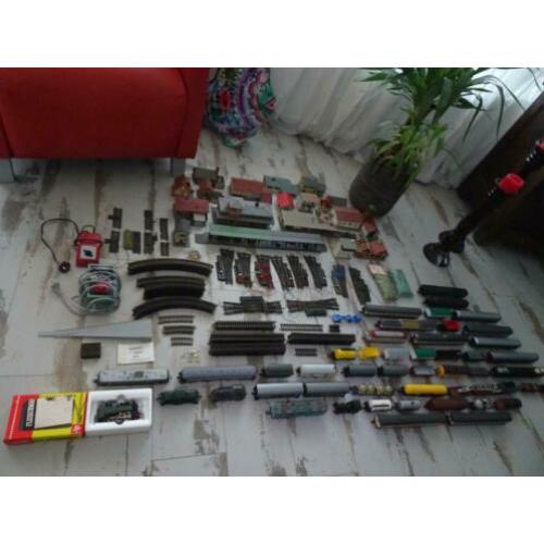 Complete treinbaan, diverse merken - leuke set!