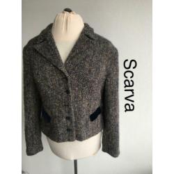 Scarva Woman Blazer alpaca & mohair wol (mt: 46) 1631/f