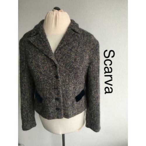 Scarva Woman Blazer alpaca & mohair wol (mt: 46) 1631/f