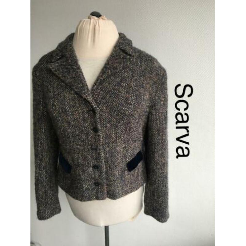 Scarva Woman Blazer alpaca & mohair wol (mt: 46) 1631/f