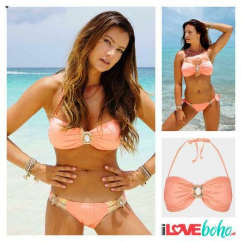 BOHO bikini top iconic bandeau Olive groen M/L/XXL
