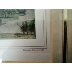 Litho Vlietenburgh Voorburg van P. J. Lutgers.