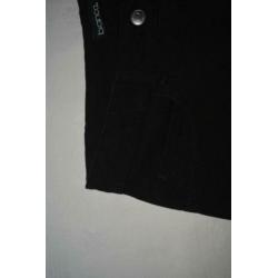 bianca, mooi zwart stretch katoenen pantalon, mt 40