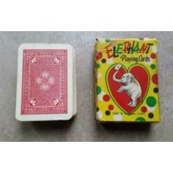 904. Antiek pakje speelkaarten mini Elephant playing Cards