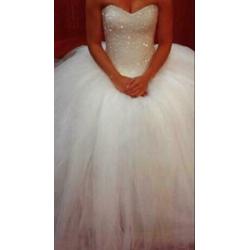 Princess trouwjurk maat 34 tm 38