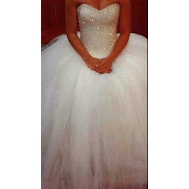 Princess trouwjurk maat 34 tm 38