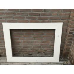 Houten fotoframe en wegwijzers/pijlen