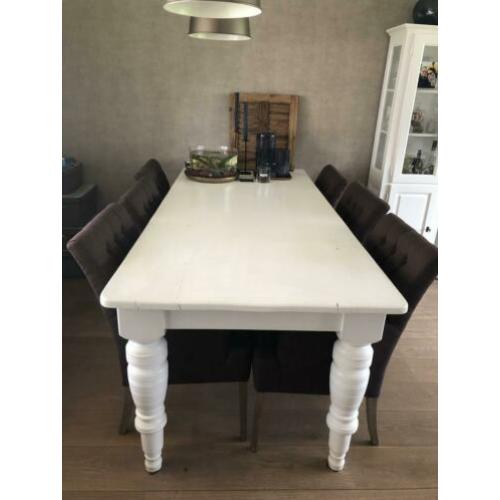 Eettafel met 6 stoelen ZGAN