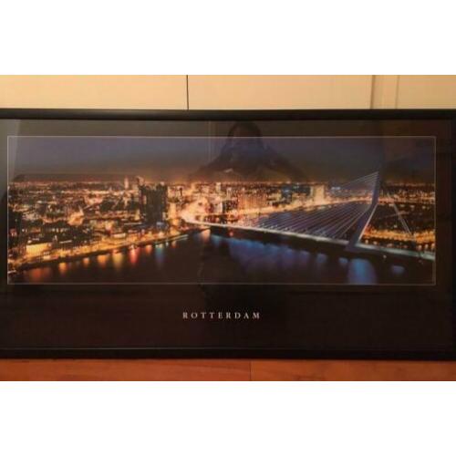 Poster van skyline Rotterdam