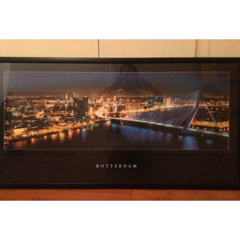 Poster van skyline Rotterdam