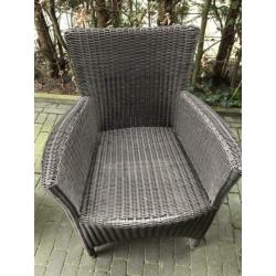 Mooie bruine Wicker stoelen (2)