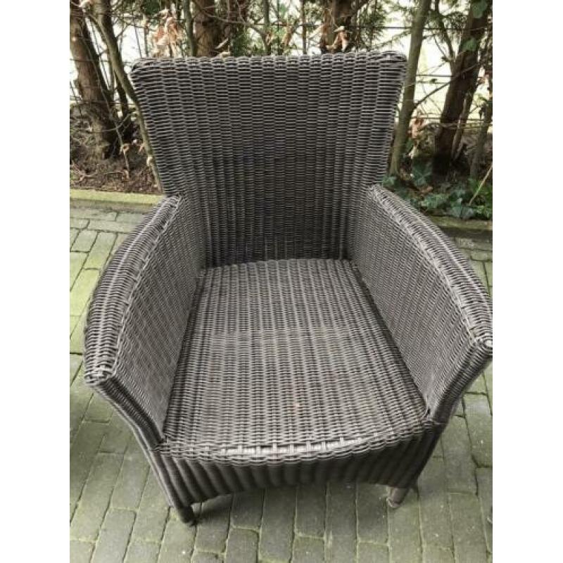 Mooie bruine Wicker stoelen (2)