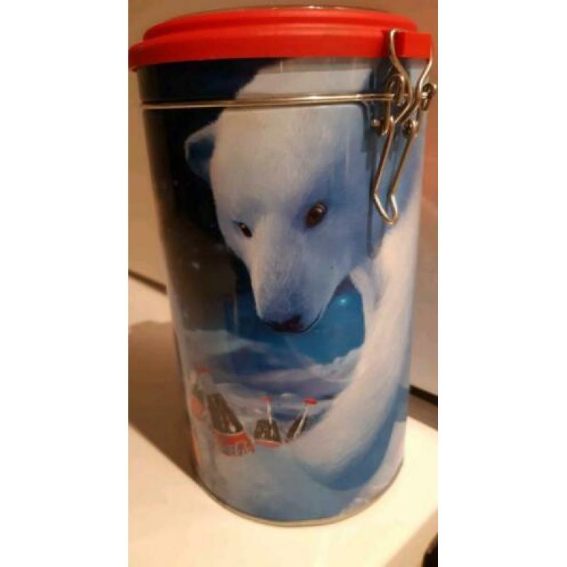 Blik coca cola met ijsberen
