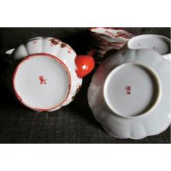 oud servies mosa decor 130 antiek theeservies chinois kutani