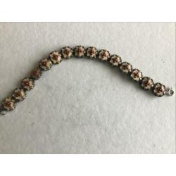 Geemailleerd armbandje, 18 cm. Lang