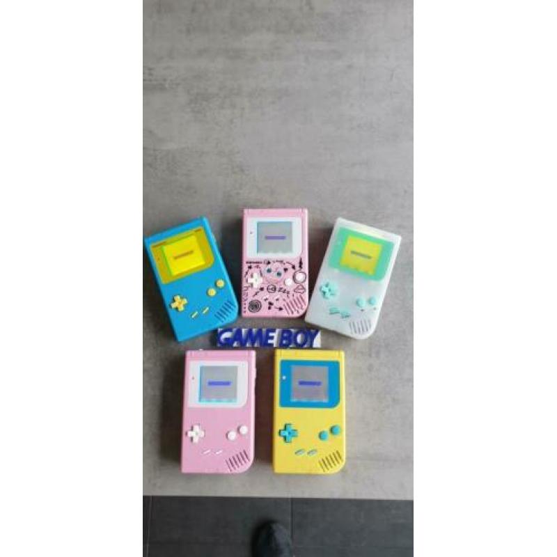 Custom Nintendo Gameboy classic met backlight en bivert mod