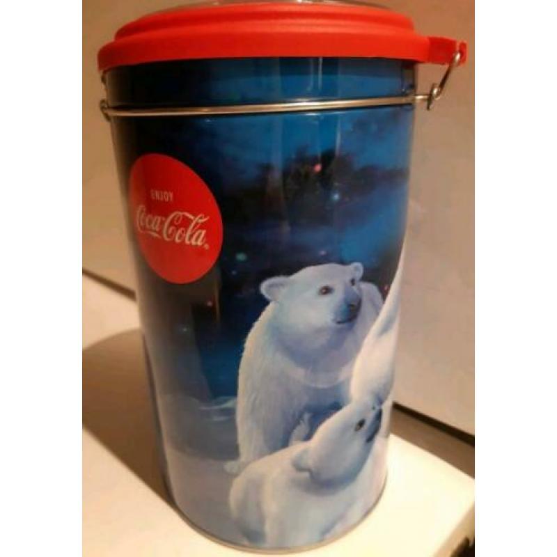 Blik coca cola met ijsberen