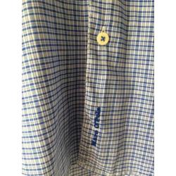 zgan blauw wit ruitjes heren overhemd Marc O'Polo M /39/40