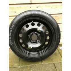 Bmw e60 e61 reservewiel reserveband thuiskomer 17inch nieuw!