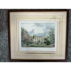 Litho Vlietenburgh Voorburg van P. J. Lutgers.