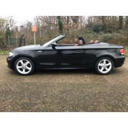 BMW 1-Serie High Executive 2.0 118I Cabrio 2008 Zwart